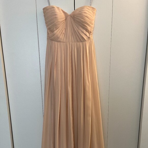 Jenny Yoo Mira Strapless Gown (Blush) - Picture 3 of 14